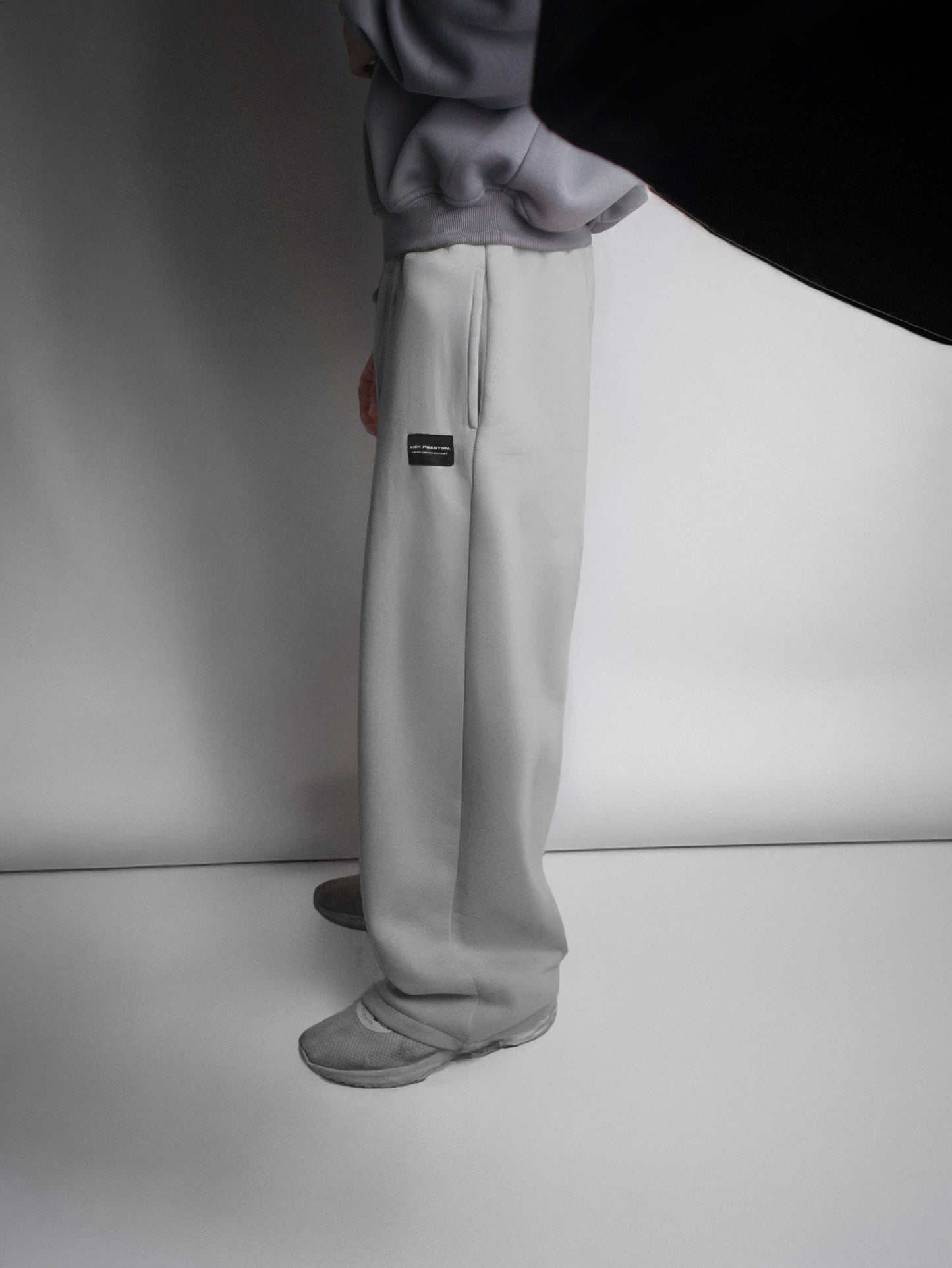Baggy Bootcut Sweatpants - Faded Oatmeal