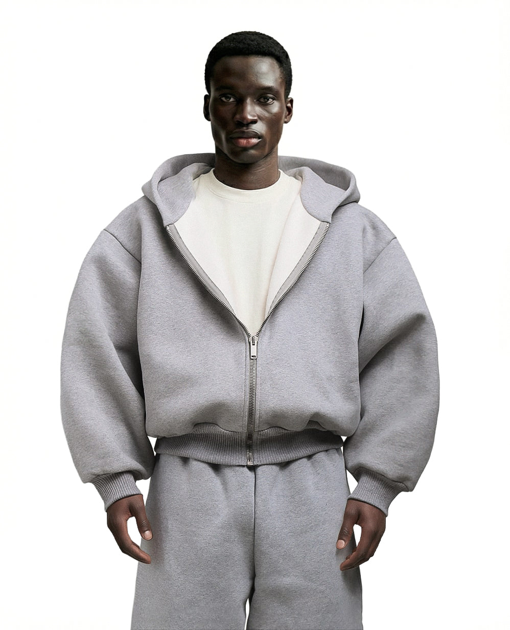 Hycott Co-Ord Set - Seagull Gray