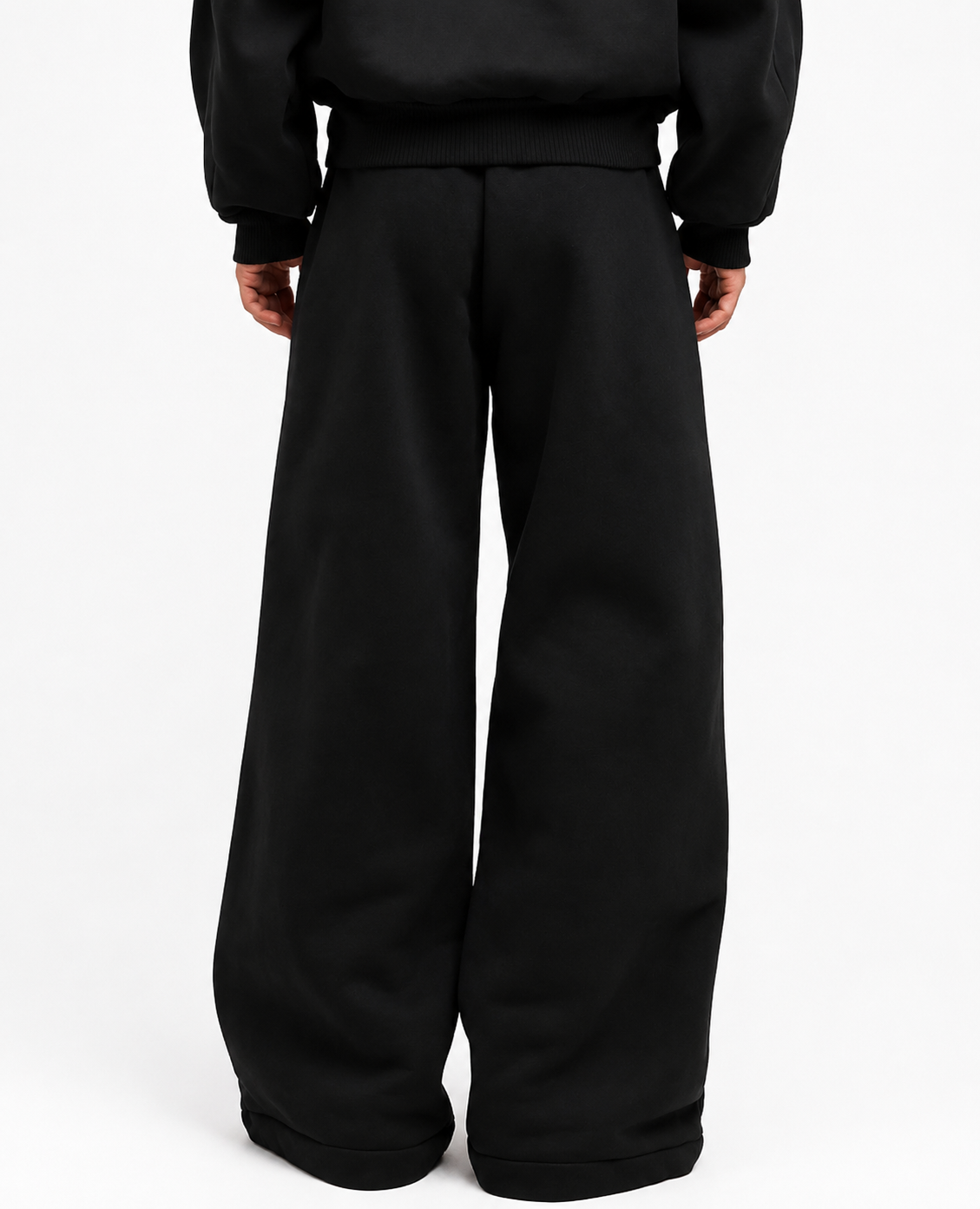 Baggy Sweatpants - Raven Black
