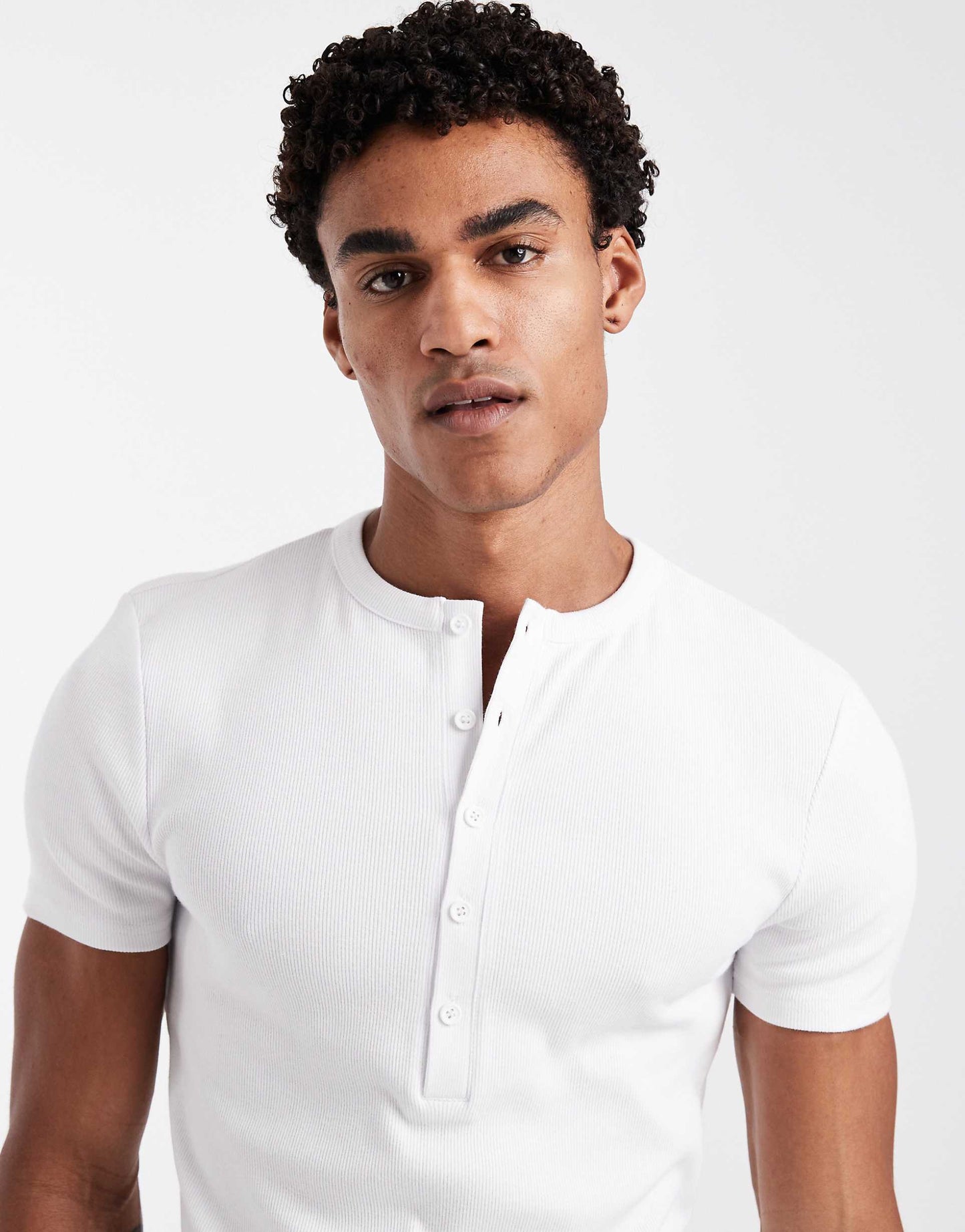 BUNDLE PACK - KESINGTON HENLEY MUSCLE TEE - (BLACK & WHITE)