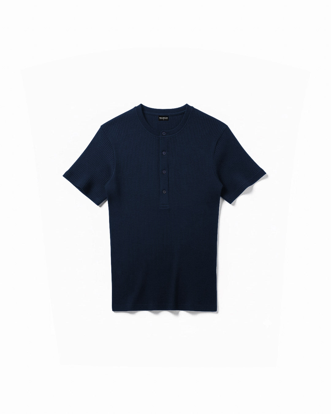 KESINGTON HENLEY TEE - MIDNIGHT