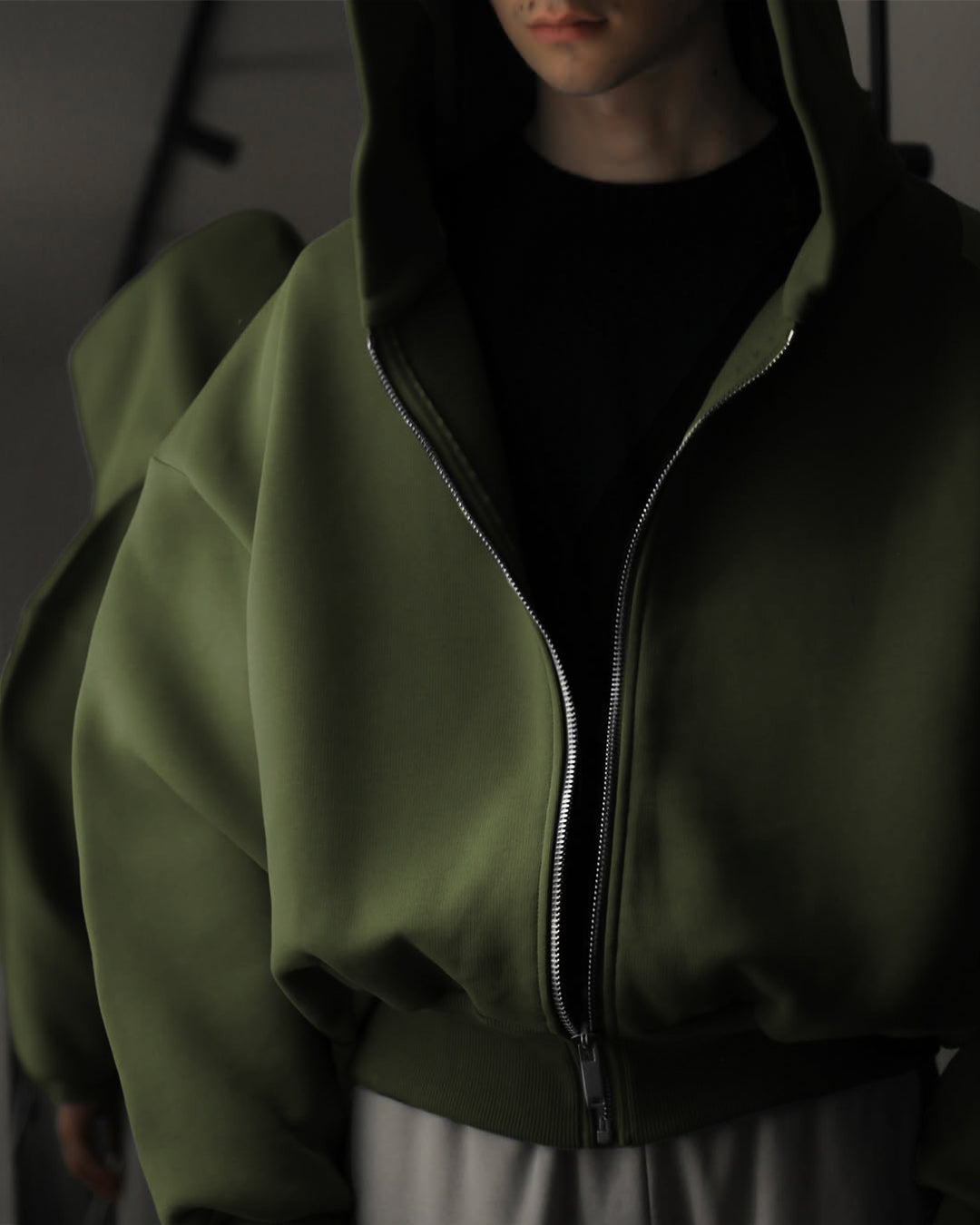 Hycott Zipper - Moss Green