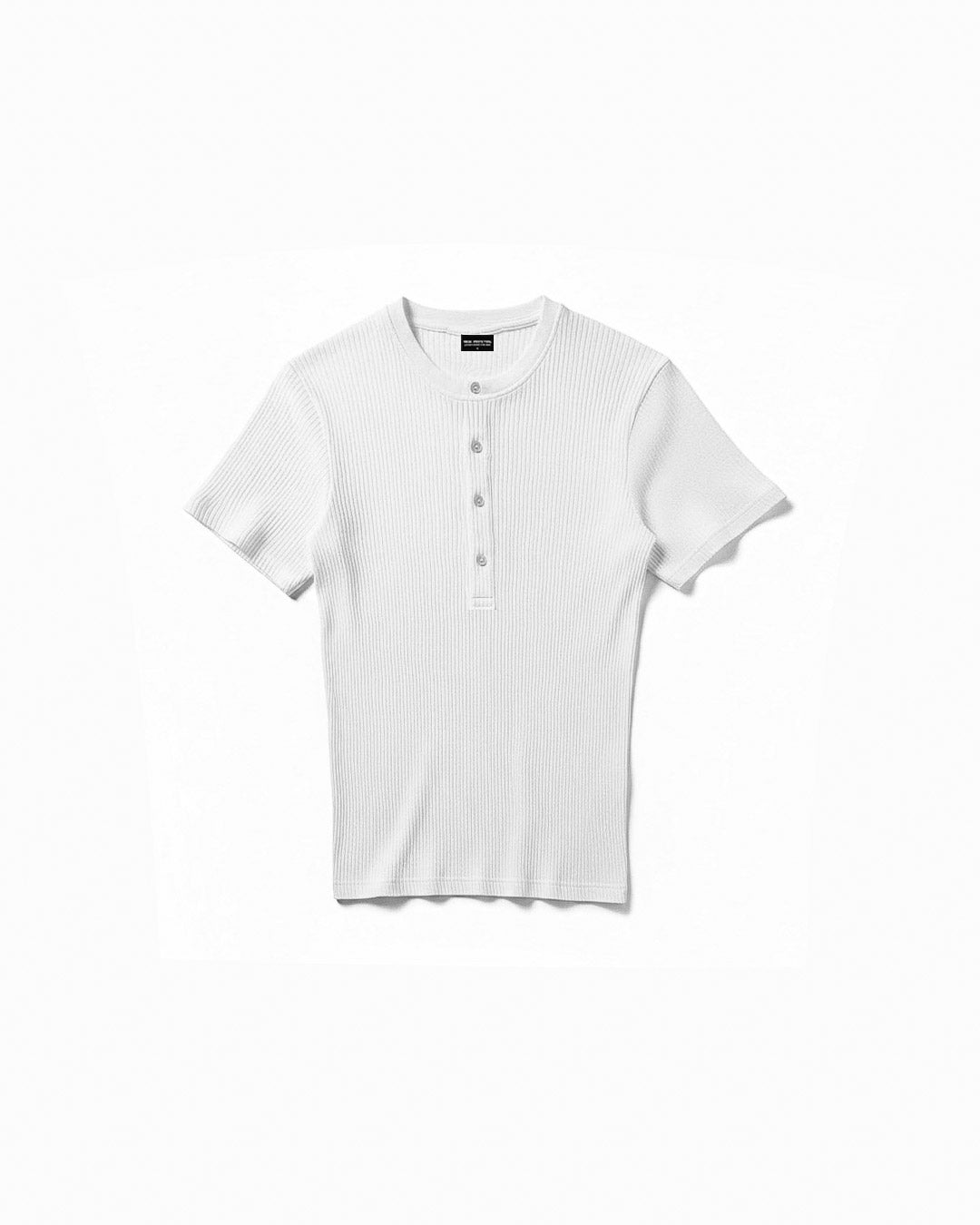 KESINGTON HENLEY TEE - WHITE