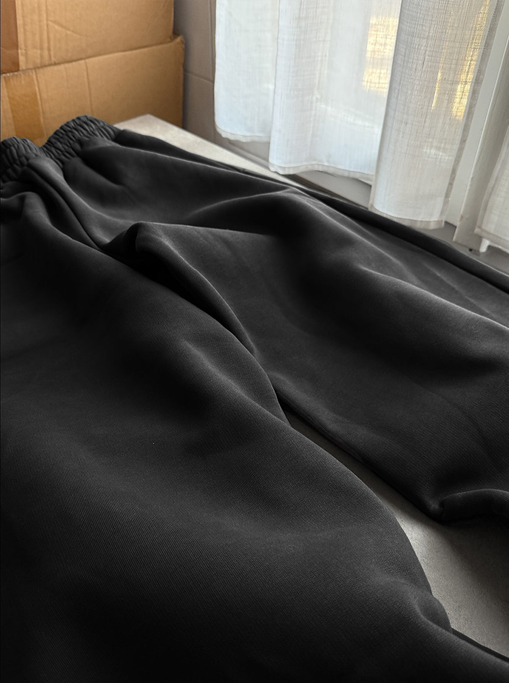 Baggy Sweatpants - Raven Black