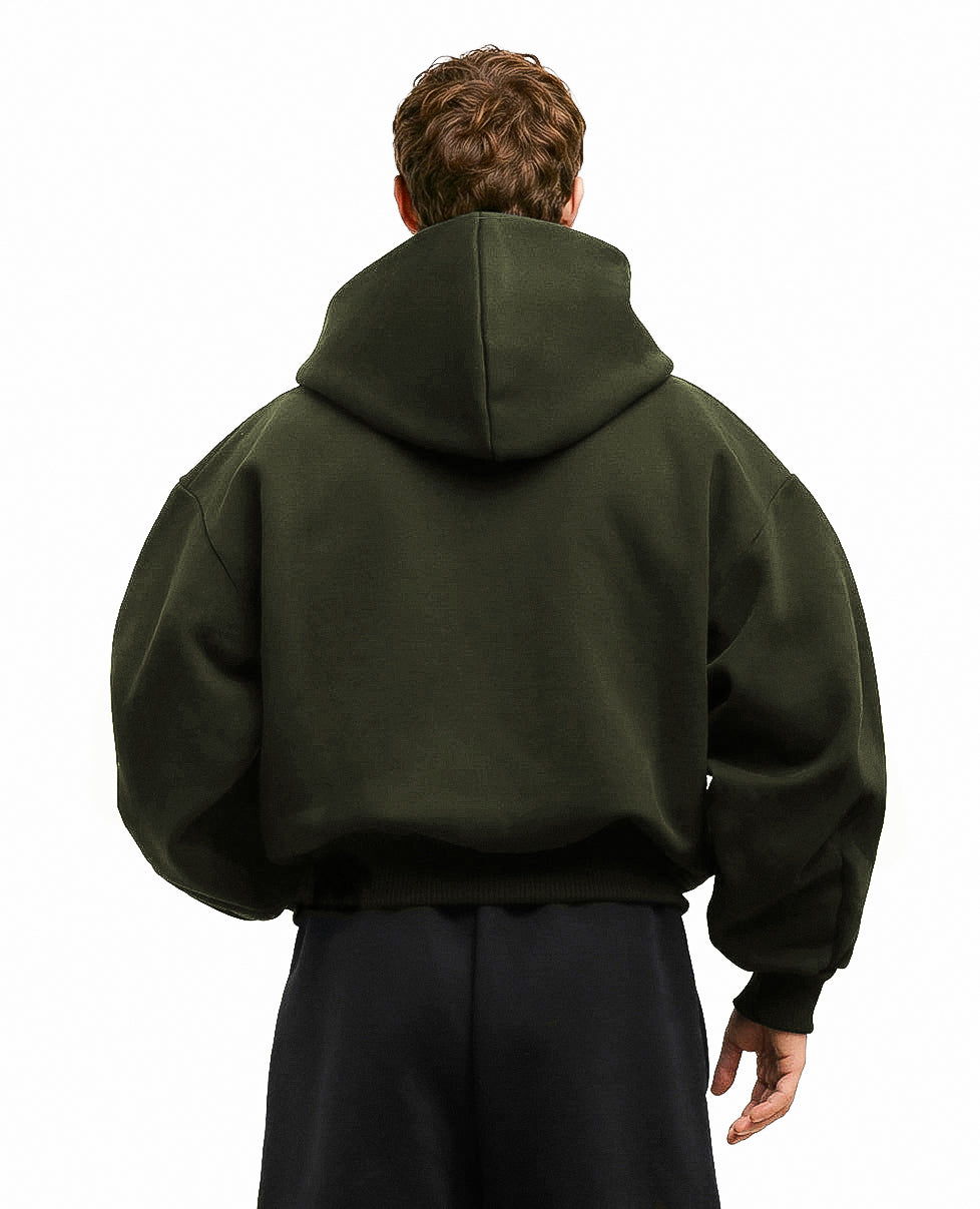 Hycott Zipper - Moss Green