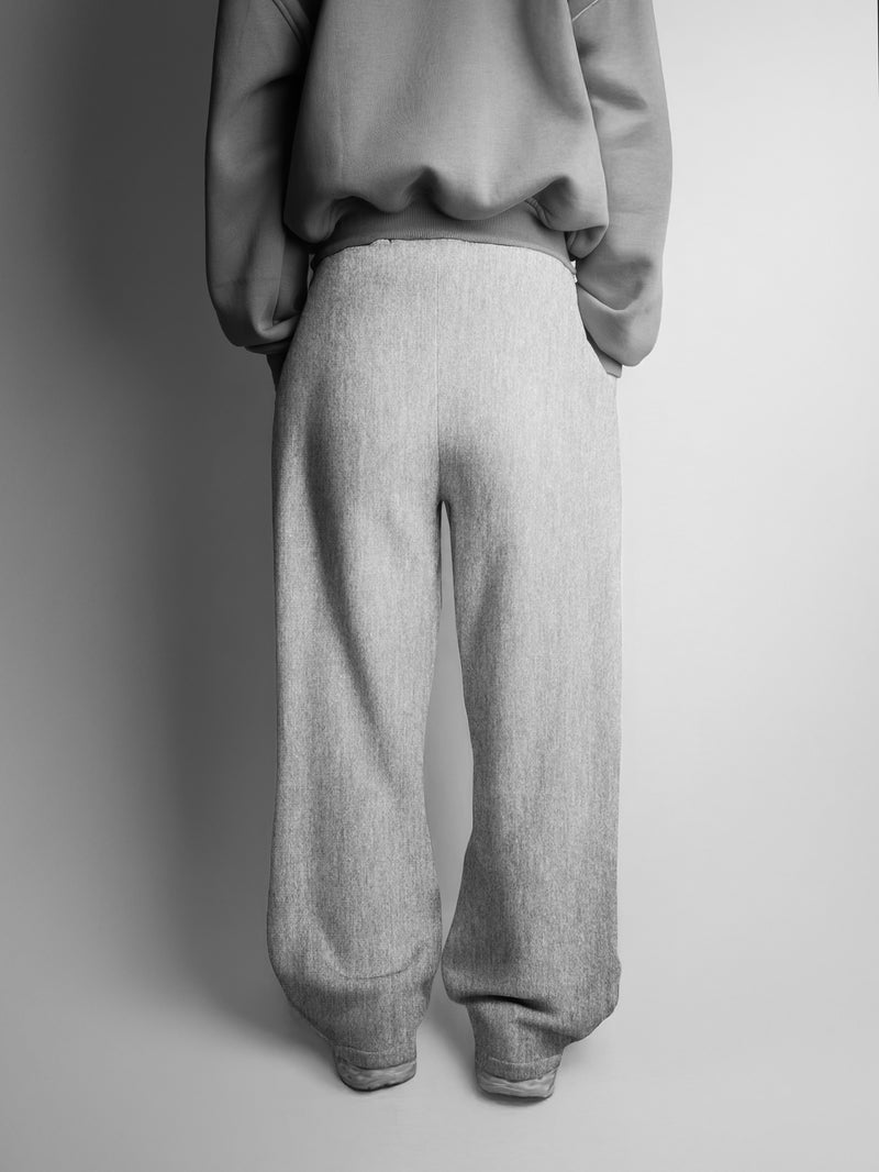 BAGGY BOOTCUT SWEATPANTS - SEAGULL GRAY