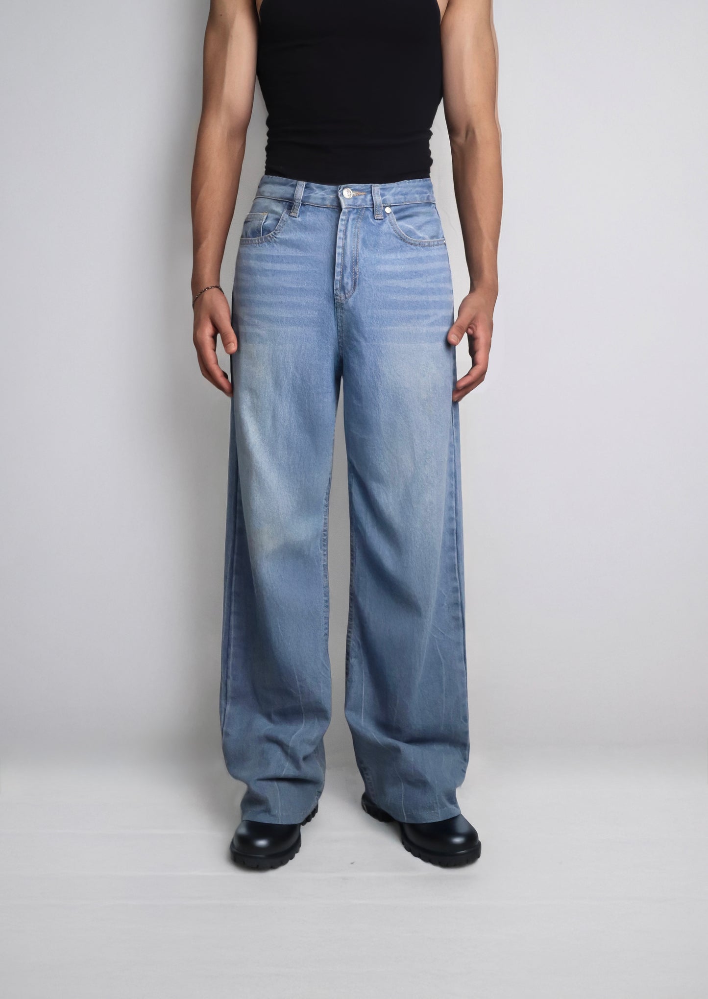 Texas Dad Jeans - SKY DRIFT