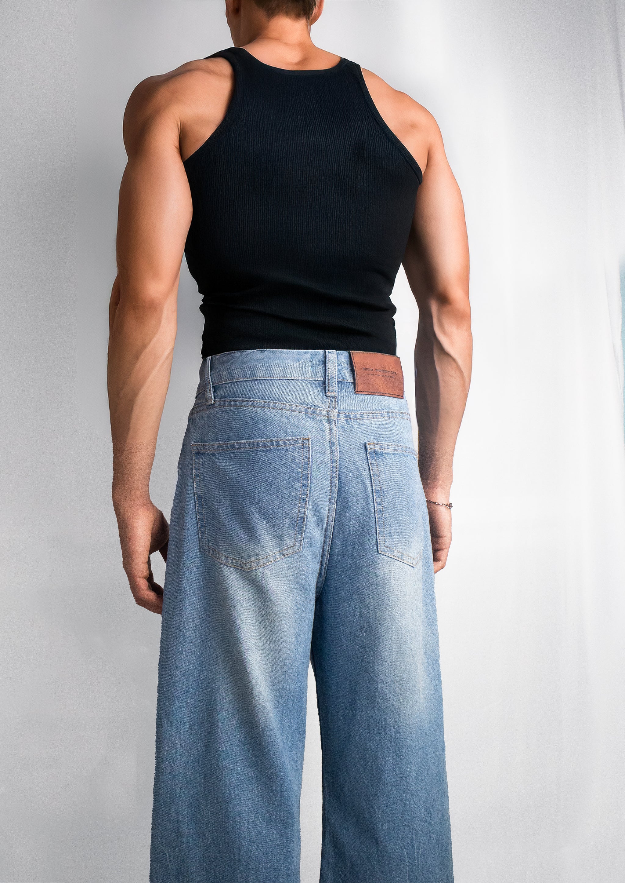 Texas Dad Jeans - SKY DRIFT